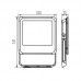 Reflektor LED IQ-LED FL 50W 6000lm 4000K IP65 črn