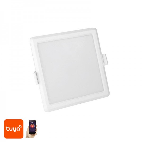 Svetilka vgradna ALGINE 12W CCT+DIM WI-FI smart kvadratna