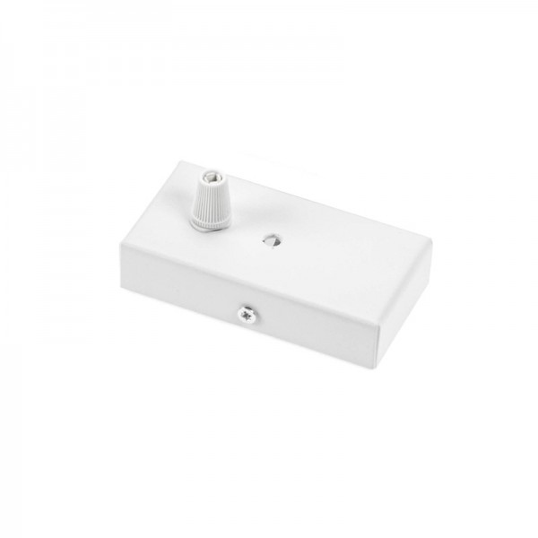 Stropna doza - rozeta pravokotna ALD bela