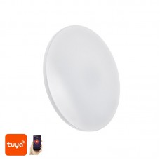 Svetilka stropna LED 24W 1840lm 2600-6000K CCT dim NYMPHEA SMART 390mm bela WI-FI