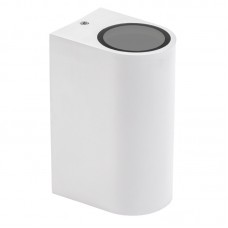 Svetilka za fasade LED ready PARETE 2xGU10 bela IP54
