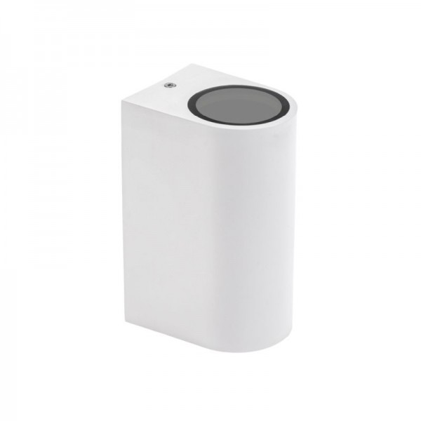 Svetilka za fasade LED ready PARETE 2xGU10 bela IP54