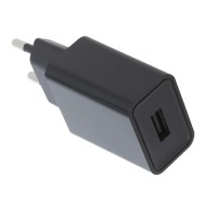 Adapter - usmernik 1xUSB 5V 5W 1A brez kabla črn