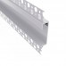 9014 DL alu LED profil DEOLINE C PLASTER 3m, ALU brez pokrova