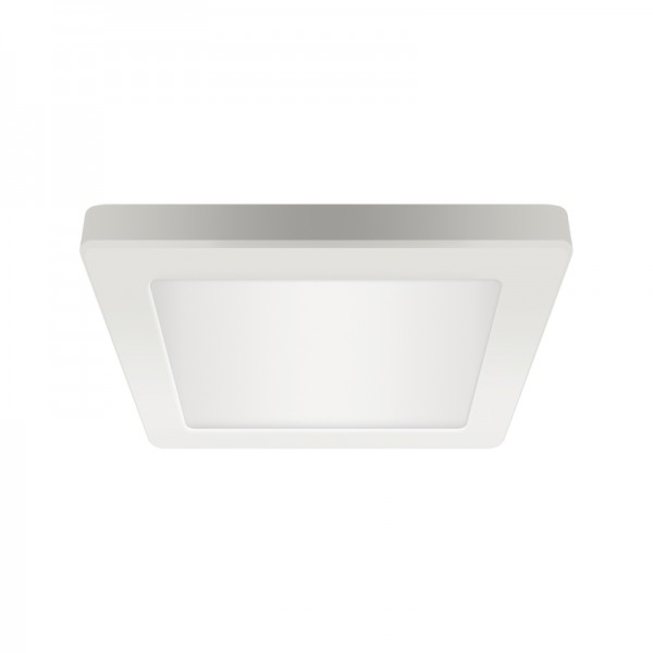 Svetilka nadgradna LED panel 12W 1200lm CCT (3000/4000/6000K) OLGA SQ bela