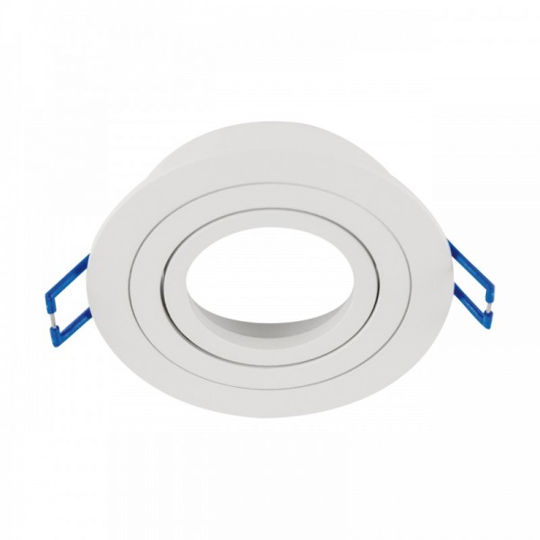 Svetilka vgradna gibljiva LUBA C okrogla bela