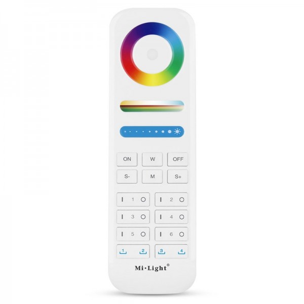 LED daljinski upravljalnik RGB + CCT F089S 6 con bel