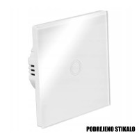 Stikalo na dotik LV 1/1 stopniščno 3-300W (LED 100W) belo