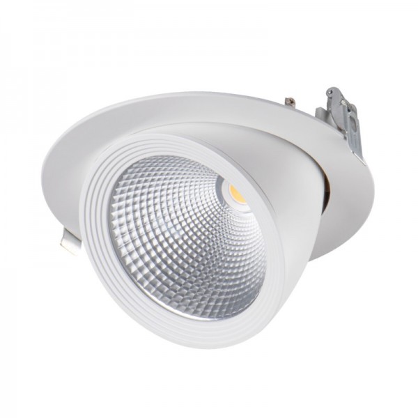 Svetilka vgradna izvlečna LED HIMA 33W 3670lm 4000K bela fi 190mm (175mm)
