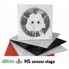 Stenski ventilator OR 100 HS s timerjem in senzorjem vlage brez pokrovne plošče