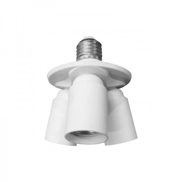 Adapter E27 na 3 x E27 ozek