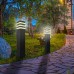 Svetilka stoječa - stebriček LED-Ready MALIBU E27 SQ 60cm ČRN RAL9011 90x90mm