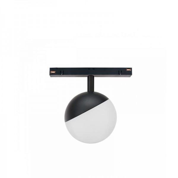 LED magnetna svetilka 48V 5W 550lm 3000K GLOBE 100/148 črna