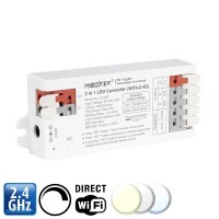 LED krmilnik 2v1 12-24V 12A DIMM/CCT E2-WR RF 2,4GHz + WiFi + PUSH univerzalni Q konekt