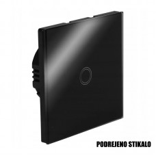 Stikalo na dotik LV 1/1 stopniščno 3-300W (LED 100W) črno