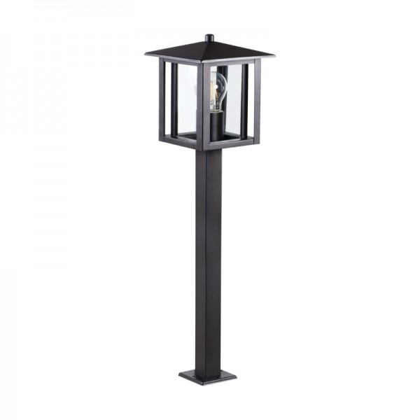 Svetilka stoječa - stebriček LED-Ready SELTO 80 B E27 IP44 črn