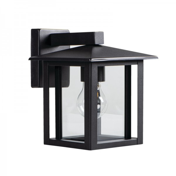 Svetilka za fasade LED-Ready SELTO EL 23 B E27 IP44 črna