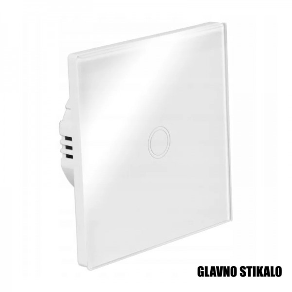 Stikalo na dotik LV 1/2 RF stopniščno 3-300W (LED100W) master belo