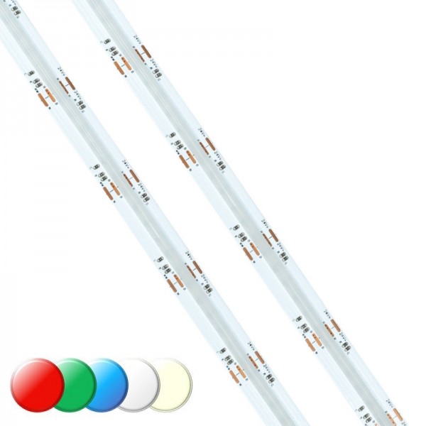 LED trak 5m COB 24V 18,5W 700lm RGB/CCT IP20 MB PREMIUM 168 LED/m 12mm/50mm (0,5m=6W/350lm)