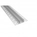 5713 LP alu LED profil PLASTER KERAM siv brez pokrova 14,8mm