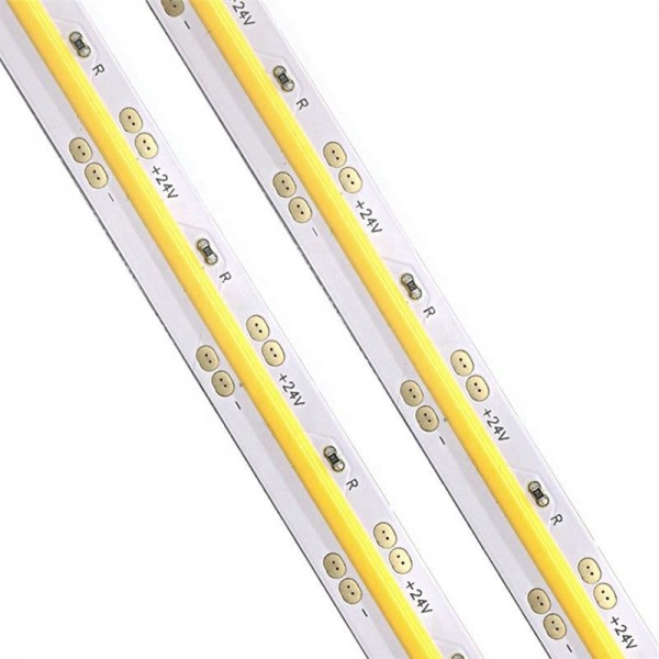 LED trak 5m COB 24V 10W 1000lm 6500K IP65 8,2mm/50mm LCOB CW (0,5m=5W/500lm)