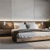Svetilka stenska s stikalom LED ready MADARA SLIM SQ GU10/MR11 bela