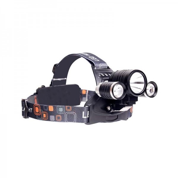 Svetilka LED naglavna 5W + 3W brez AKU