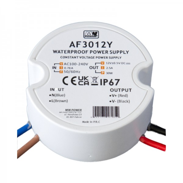 LED napajalnik CV 12V 30W CIRCO MW 30 IP65