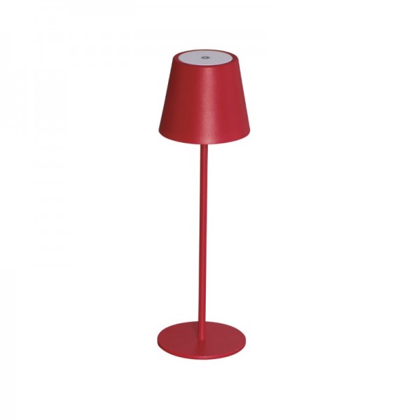 Svetilka namizna LED 1,2W 165lm 3000K dim INITA LED Aku 3,7V rdeča