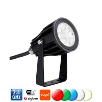 Vrtni reflektor 6W RGBW+CCT 2,4 + Zigbee