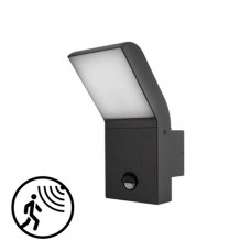 Svetilka za fasadne s senzorjem LED CLARK 12W 550lm 4000K IP54 črna