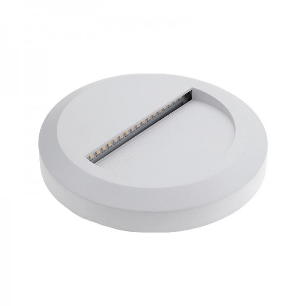 Svetilka nadgradna LEDSTEP RO BELA 2W 3000K AC220-240V IP65