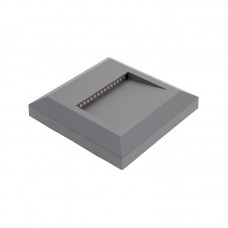 Svetilka nadgradna LEDSTEP SQ SIVA 2W 3000K AC220-240V IP65