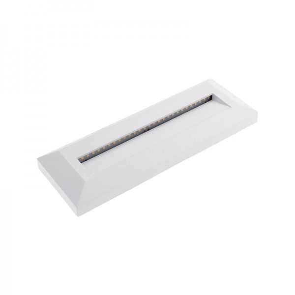 Svetilka nadgradna LEDSTEP PRAVOKOTNA BELA 3W 3000K 100LM AC220-240V IP65