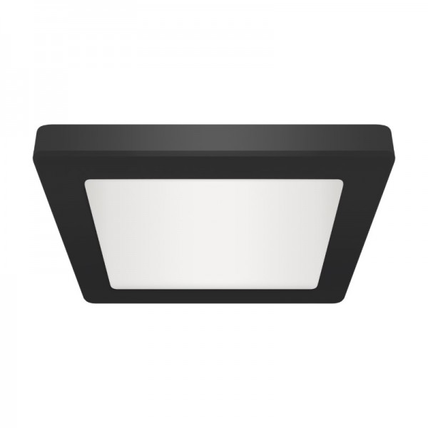 Svetilka nadgradna LED panel 18W 1790lm CCT (3000/4000/6000K) OLGA SQ črna