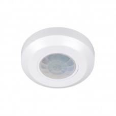 Senzor gibanja stropni PIR 360° 200W/100W LED 4m IP20 bel ZONA MINI-W