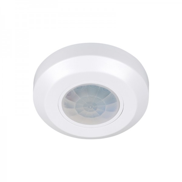 Senzor gibanja stropni PIR 360° 200W/100W LED 4m IP20 bel ZONA MINI-W