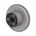 Svetilka za fasade PIATTA 9W CCT O120 IP44 siva