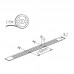LED trak 5m COB 24V 10W 920lm 4000K IP65 8,2mm/50mm LCOB NW  (0,5m=5W/460lm)