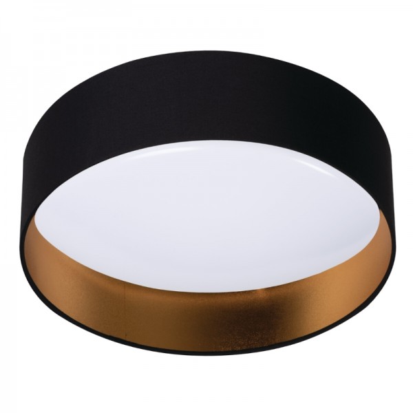 Svetilka stropna LED RIFA 17,5W 1500lm 4000K B/G okrogla