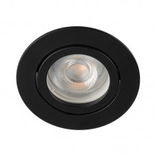 Svetilka vgradna gibljiva DALLA DTO -B okrogla  črna
