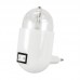 Svetilka za v vtičnico s stikalom LED 3,5W 35lm RGB IMPRA bela IP20