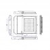 LED reflektor FL AGOR PRO 200W 28000lm 4000K IP65 črn