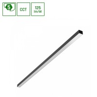 Svetilka LED linijska/viseča ALLDAY BASIC 50W 6250lm CCT 230V IP20 1503mm črna 5Y
