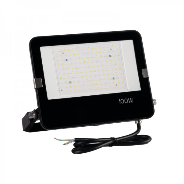 LED reflektor FL AGOR PRO 100W 14000lm 4000K IP65 črn