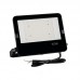 LED reflektor FL AGOR PRO 100W 14000lm 4000K IP65 črn