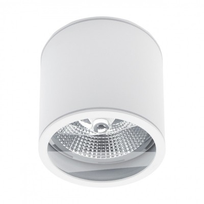 Svetilka stropna LED ready CHLOE AR111 GU10 IP44 okrogla fiksna bela