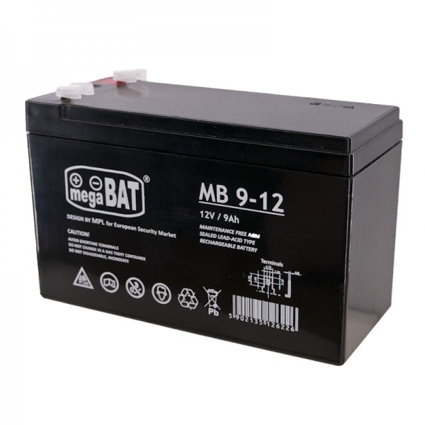 Akumulator 12V 9Ah VRLA MB 9-12 (151/65/94mm)