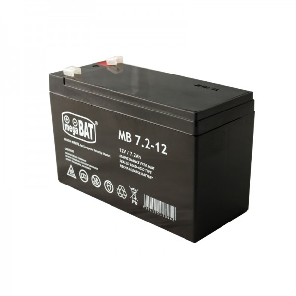 Akumulator 12V 7,2Ah VRLA MB 7,2-12 (151/65/94mm)