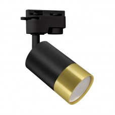 Tračni reflektor za 1F tračnico LED-Ready GU10 PUZON TRA črna/zlata